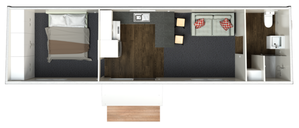 10.4 One Bedroom Deluxe Tiny Home