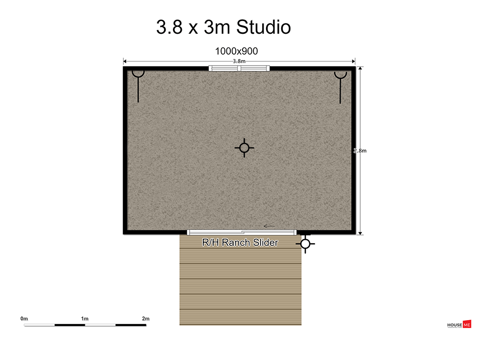 Check out our 3.8m transportable commercial rental studio